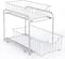 2-Tier Stackable Sliding Basket Cabinet Organizers, 2ct.